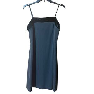 i.n. san francisco dress Y2K Women’s Slip Dress Size Large Velvet Trim